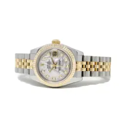 LADY-DATEJUST GOLD STEEL
