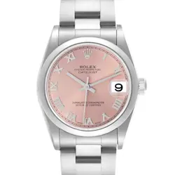 ROLEX DATEJUST 31 MIDSIZE SALMON DIAL STEEL LADIES WATCH 78240
