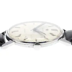 ROLEX 4363 PRECISION CAL.710 REDIAL HAND-WOUND MEN'S WRIST WATCH SILVER BLACK