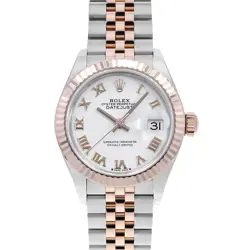 ROLEX DATEJUST 279171 WHITE ROMAN 5 ROW JUBILEE BRACELET RANDOM NUMBER SECON...