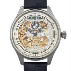 MARRIAGE WATCH ROLEX 48MM MEN WITH POCKET ARRANGEMENT ANTIQUE 1930S GOOD