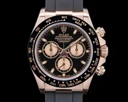 ROLEX COSMOGRAPH DAYTONA 116515LN CERAMIC 18K EVEROSE BLACK DIAL