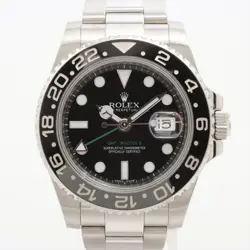 ROLEX GMT MASTER II 116710LN SS SS AT BLACK DIAL 3 EXTRA LINKS