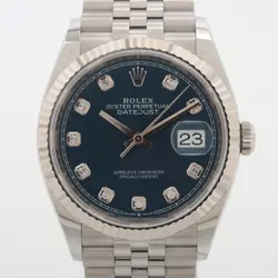 ROLEX DATEJUST 126234G WG×YG SS AT BLUE-FACE 4 EXTRA LINKS
