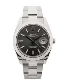 ROLEX DATEJUST 41/ RHODIUM DIAL / 2020  / 126300