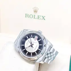 ROLEX 36MM OYSTER PERPETUAL TUXEDO DIAL DATEJUST REF: 116234 (AN SERIES)