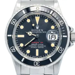 ROLEX SUBMARINER 1680 STAINLESS STEEL AUTOMATIC BLACK DIAL MEN'S WATCH 40MM