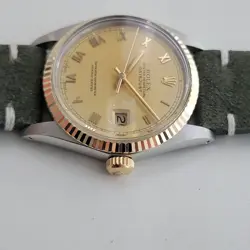 Mens Rolex Oyster Ref 16013 Datejust 36mm 18k SS Automatic 1980s Swiss RA525