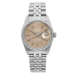 ROLEX DATEJUST 36MM JUBILEE STEEL GHOST DIAL AUTOMATIC WATCH 16030