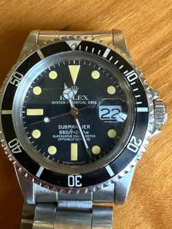 ROLEX SUBMARINER 1970S - REF. 1680, MATTE DIAL, AS IS