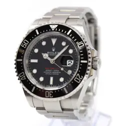 ROLEX SEA-DWELLER RED LETTER 126600 43MM BLACK DIAL STAINLESS STEEL