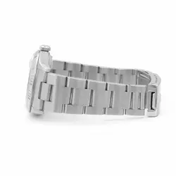 Men's Rolex 36mm DateJust Oyster Perpetual Steel Watch with Silver Dial. (16220)