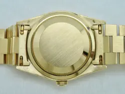 1990 Rolex Day-Date 18238 President 18K YG Wristwatch Factory Diamond Dial 36MM