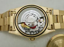 1990 Rolex Day-Date 18238 President 18K YG Wristwatch Factory Diamond Dial 36MM