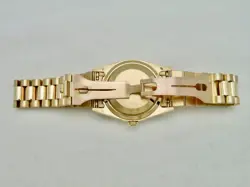 1990 Rolex Day-Date 18238 President 18K YG Wristwatch Factory Diamond Dial 36MM