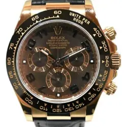 [BOX AND WARRANTY INCLUDED] ROLEX DAYTONA 116515LN RANDOM K18 EVEROSE GOLD LEATH