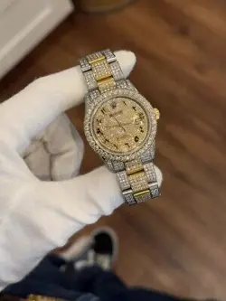 Rolex Datejust 16013 36mm 1982 Diamond Bezel Arabic Diamond Dial VWG 337916
