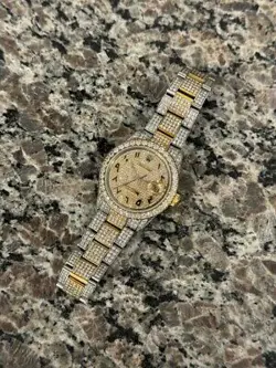 Rolex Datejust 16013 36mm 1982 Diamond Bezel Arabic Diamond Dial VWG 337916