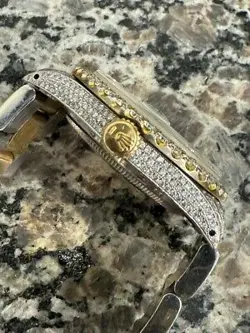 Rolex Datejust 16013 36mm 1982 Diamond Bezel Arabic Diamond Dial VWG 337916