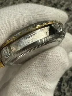 Rolex Datejust 16013 36mm 1982 Diamond Bezel Arabic Diamond Dial VWG 337916