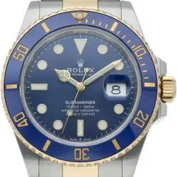 ROLEX SUBMARINER DATE WATCH BLUE 126613LB K18YG/STAINLESS STEEL MENSWATCH BL...