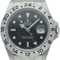 ROLEX EXPLORER 2 ROULETTE 16570(V) STAINLESS STEEL MENSWATCH BLACK USED