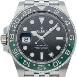 ROLEX GMT-MASTER II WATCH JUBILEE 126720VTNR STAINLESS STEEL MENSWATCH BLACK...
