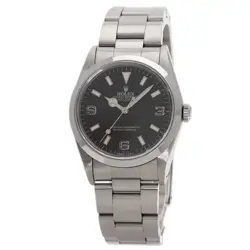 ROLEX EXPLORER 1 BLACKOUT WATCHES 14270 STAINLESS STEEL/STAINLESS STEEL MENS