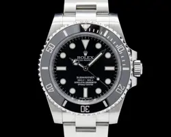 ROLEX SUBMARINER 114060 NO DATE CERAMIC BEZEL SS BLACK DIAL