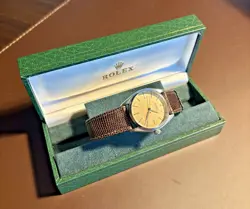 ROLEX AIR-KING 5504 SUPER PRECISION 1957 | SILVER DIAL | WITH BOX
