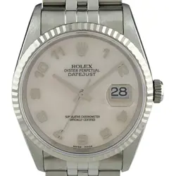 ROLEX DATEJUST 16234NA SS & WG AUTOMATIC PINK DIAL MEN'S WATCH CLEARANCE