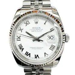 ROLEX DATEJUST 36MM SS WG GOLD DIAL AUTOMATIC MEN’S WATCH /USED