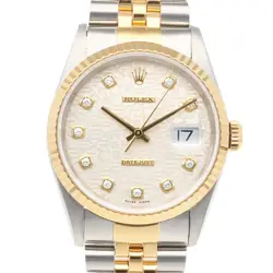ROLEX DATEJUST 16233 MEN'S STEEL & GOLD WATCH 1996 AUTOMATIC USED