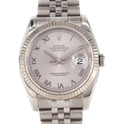 ROLEX DATEJUST 116234 SS & WHITE GOLD BEZEL AUTOMATIC USED