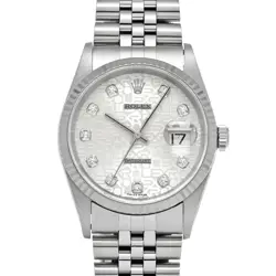 ROLEX DATEJUST 16234G 1980S 100M WATERPROOF CAL.3100 SILVER USED