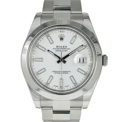 ROLEX DATEJUST II 41MM STAINLESS STEEL AUTOMATIC WATCH MENS