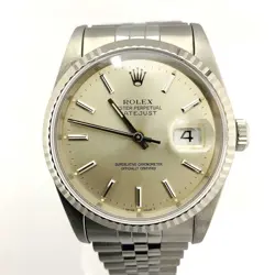 ROLEX DATEJUST 16234 SS WG AUTOMATIC 34MM 100M WATERPROOF, USED