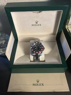 ROLEX GMT-MASTER II 126710BLNR SILVER JUBILEE BRACELET WITH BLUE AND BLACK BEZEL