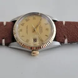 Mens Rolex Oyster Ref 16013 Datejust 36mm 18k SS Automatic 1980s Vintage RA525B