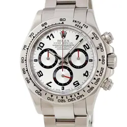ROLEX COSMOGRAPH DAYTONA 116509 Z NUMBER K18WG SOLID ARABIC RED USED HOUB-0