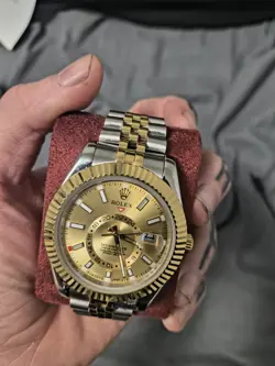 ROLEX SKYDWELLER TWO TONE GOLD  REF #AL1818