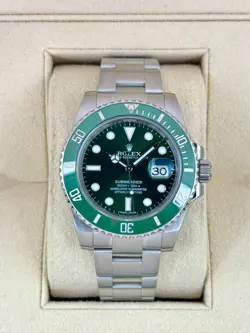 2015 ROLEX SUBMARINER “HULK” 40MM 116610LV GREEN DIAL