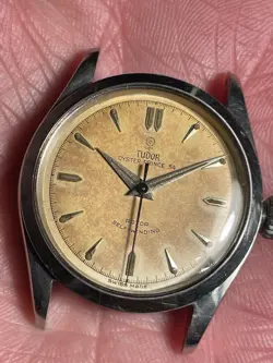 Amazing Gents 1950. Rolex Cased Tudor Ref 7909 390. With B.N.G.E Pattern Dial.