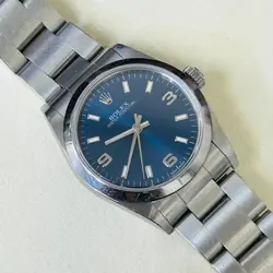 VINTAGE STAINLESS STEEL 31MM OYSTER PERPETUAL ROLEX WATCH