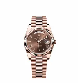 ROLEX DAY-DATE 228235 ROSE GOLD CHOCOLATE ROMAN DIAL (2024)