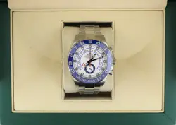 2014 ROLEX YACHT-MASTER II 116680 WHITE DIAL SS OYSTER NO PAPERS 44MM