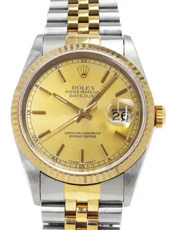 ROLEX DATEJUST 16233 W MEN AUTOMATIC #T145