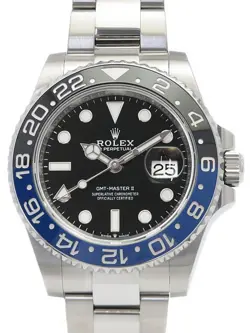 ROLEX GMT-MASTER II BLUE X BLACK BEZEL 126710BLNR RANDOM MEN AUTOMATIC #T027