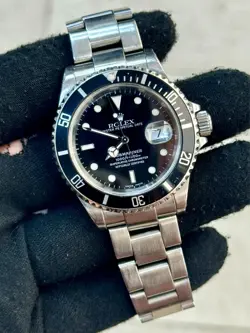 2001 ROLEX SUBMARINER DATE 16610LN 40MM STAINLESS STEEL BLACK DIAL