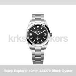 ROLEX EXPLORER 40MM 224270 BLACK OYSTER
